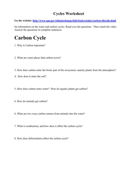 8 Nitrogen Cycle Reading Worksheet Reading Worksheets Nitrogen