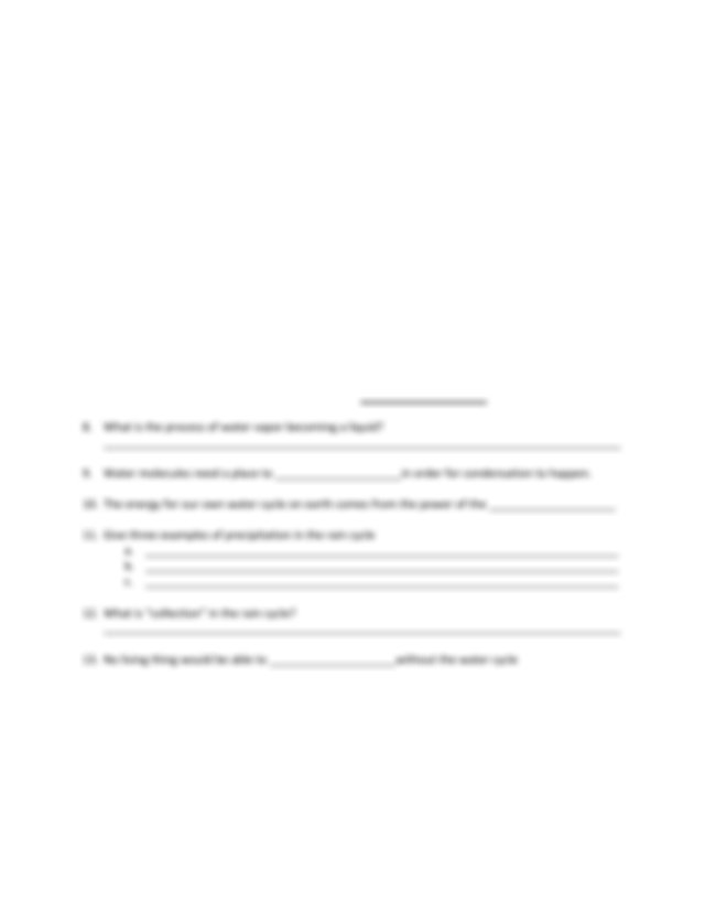 Bill Nye Water Cycle pdf Name Date Class Period Bill Nye Water Cycle 