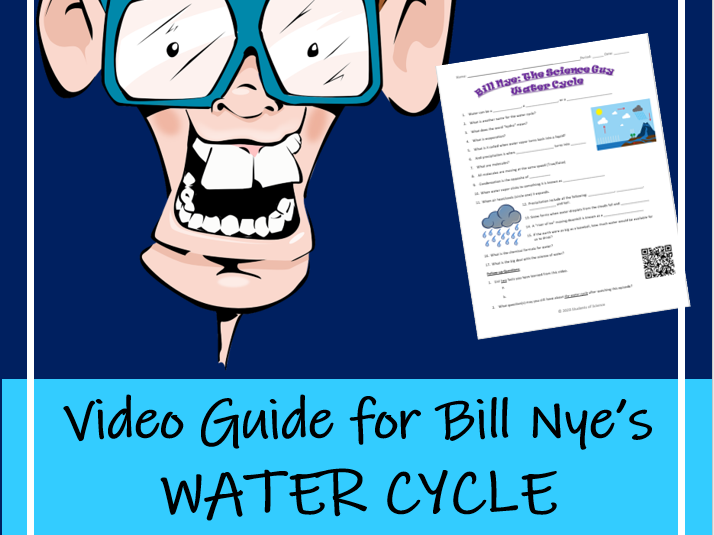 Bill Nye WATER CYCLE Video Worksheet Teaching Resources