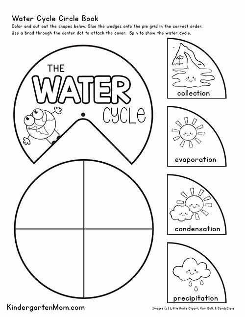 Blank Water Cycle Worksheet Lovely Free Water Cycle Printables For Kids 