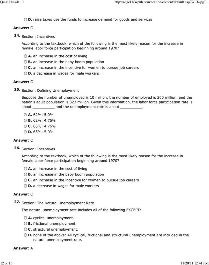 Business Cycle Worksheet Answers Worksheets Are A Very Important Part 