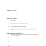 Carbon cycle worksheet doc Name Carbon Cycle Worksheet Reference