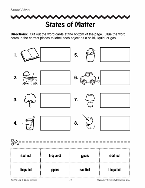 Change Of State Of Matter Worksheet Pdf Worksheet