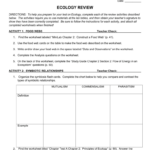 Chapter 2 Principles Of Ecology Worksheet Escolagersonalvesgui