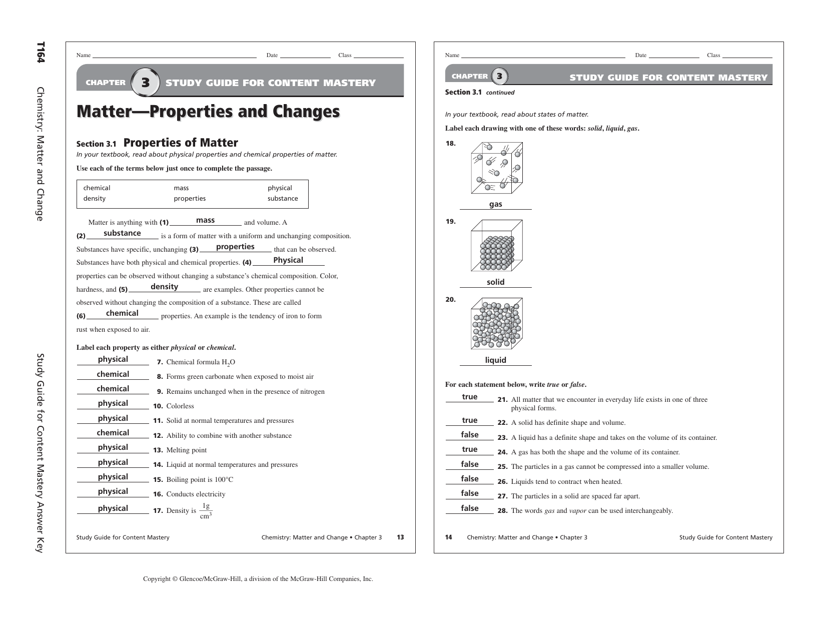 Chapter 2 Section 3 Cycling Of Matter Study Guide Mvphip Answer Key