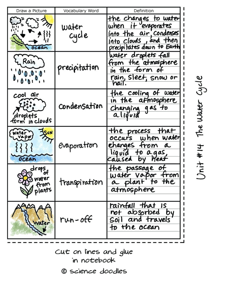 Cycling 36 Simple Water Cycle Worksheet Ideas Bacamajalah 