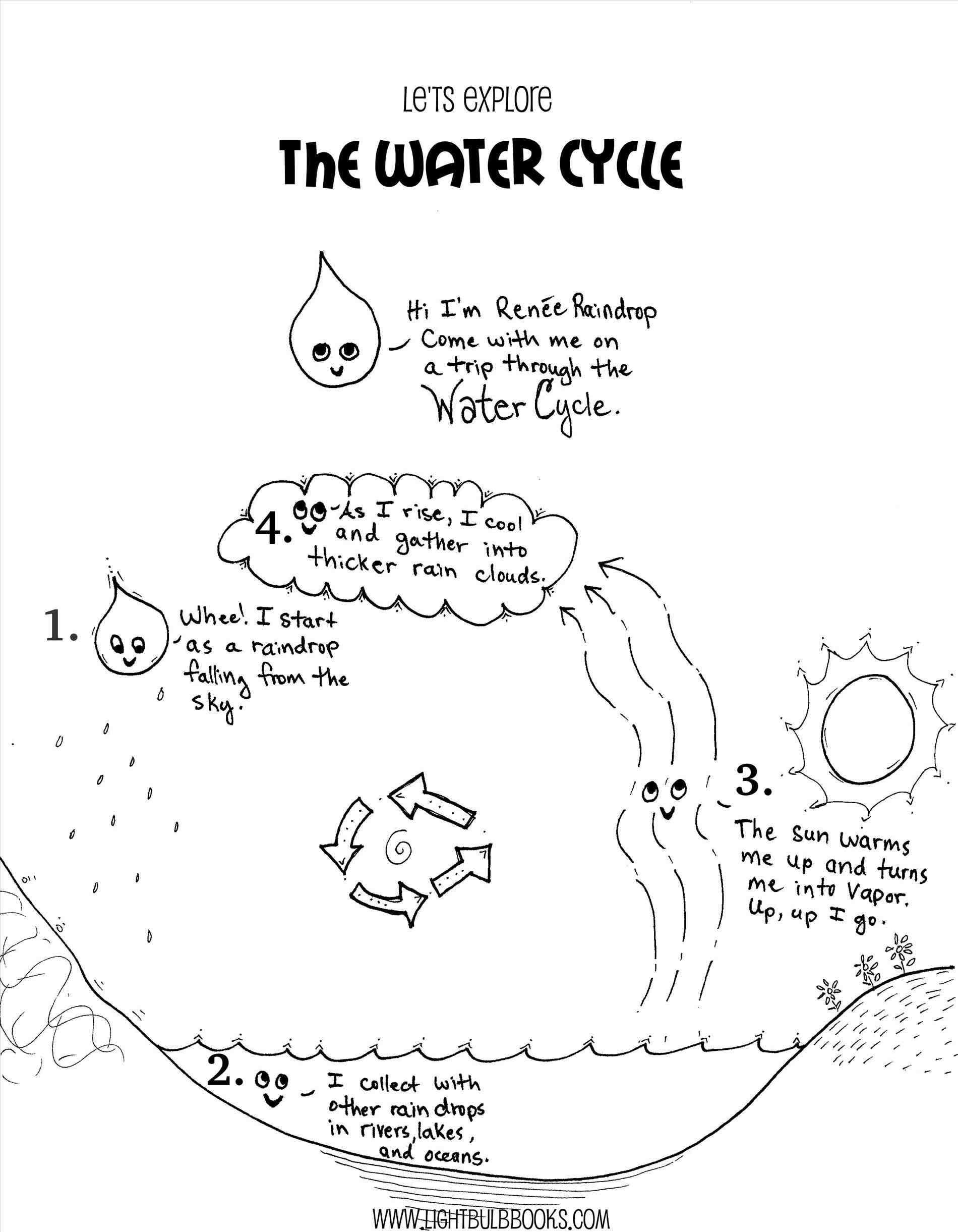 Fill In The Blank Water Cycle Diagram Worksheet