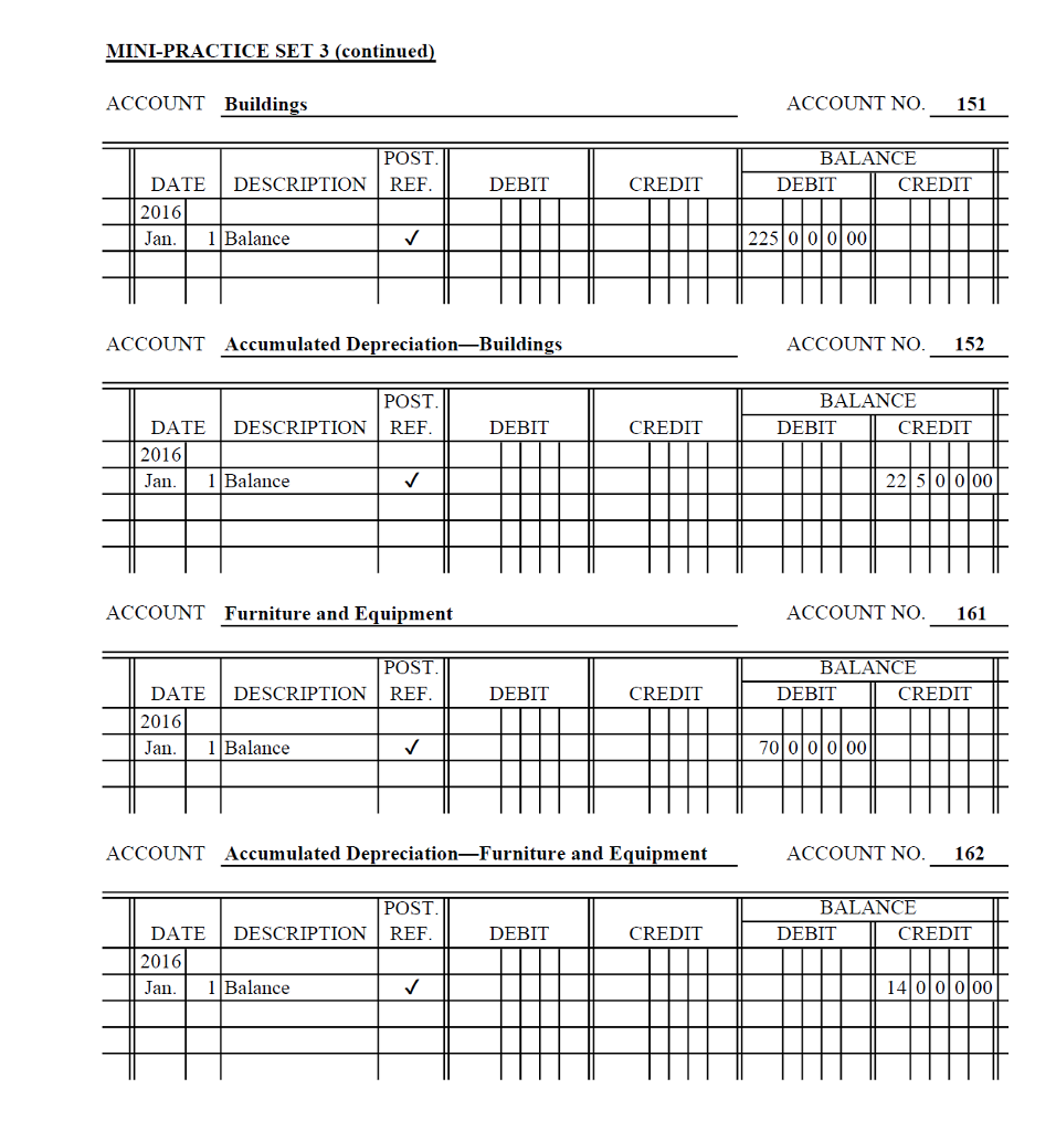 Mini Practice Set 3 Corporation Accounting Cycle T Chegg