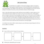 PrimaryLeap co uk Life Cycle Of A Frog Questions Worksheet Life