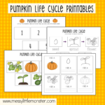 Printable Pumpkin Life Cycle Worksheets Messy Little Monster