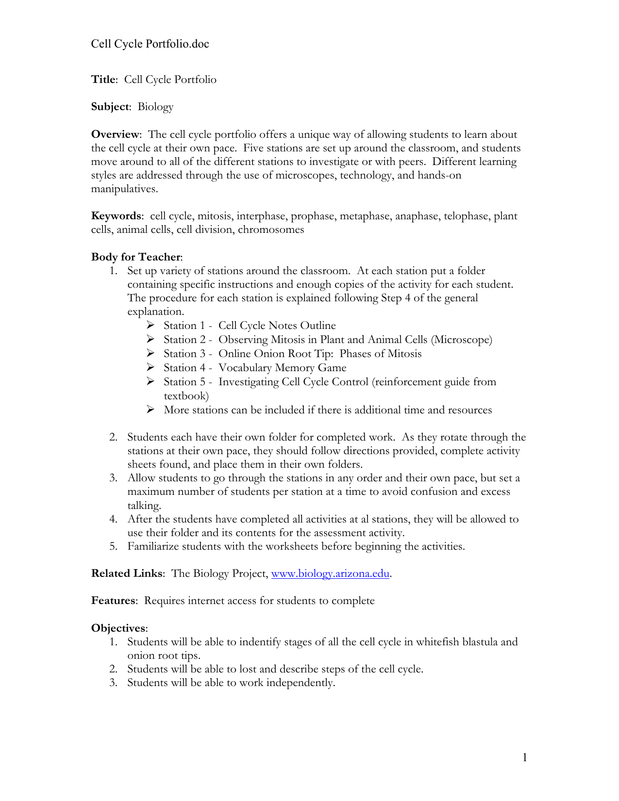 Section 1 Reinforcement Cell Division And Mitosis Worksheet Answers 