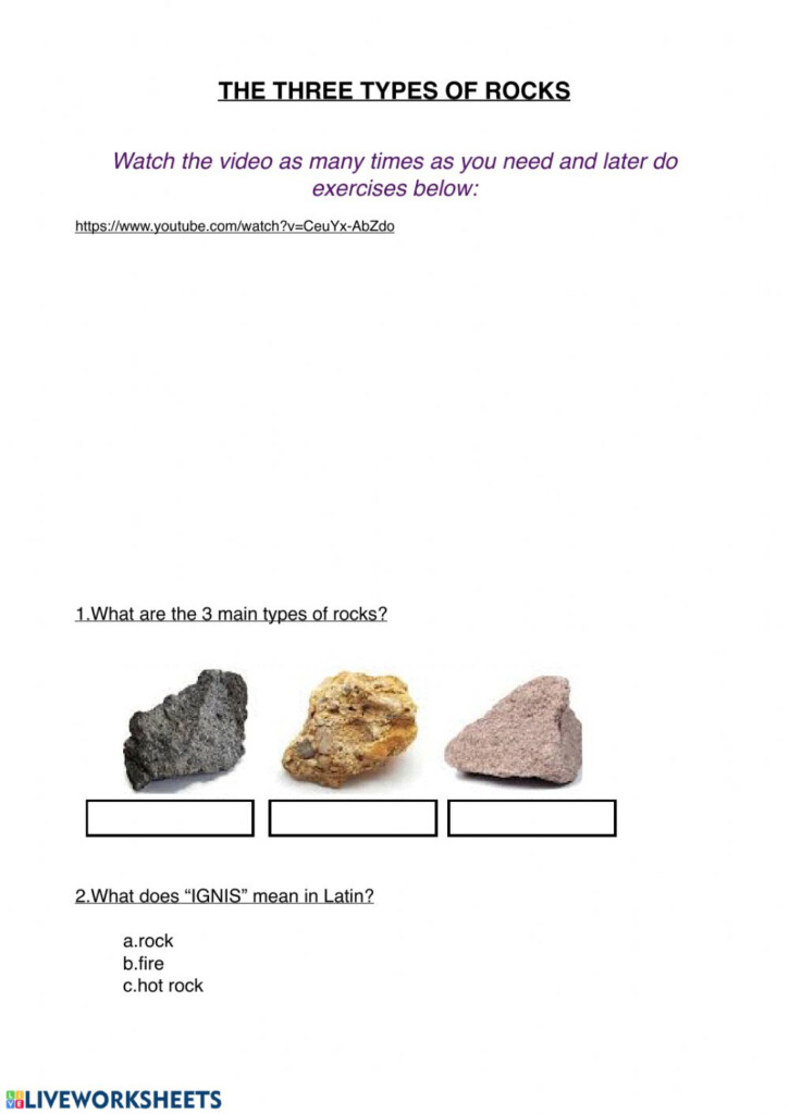 Why Are Many Rocks Round Worksheet Answers Free Worksheet