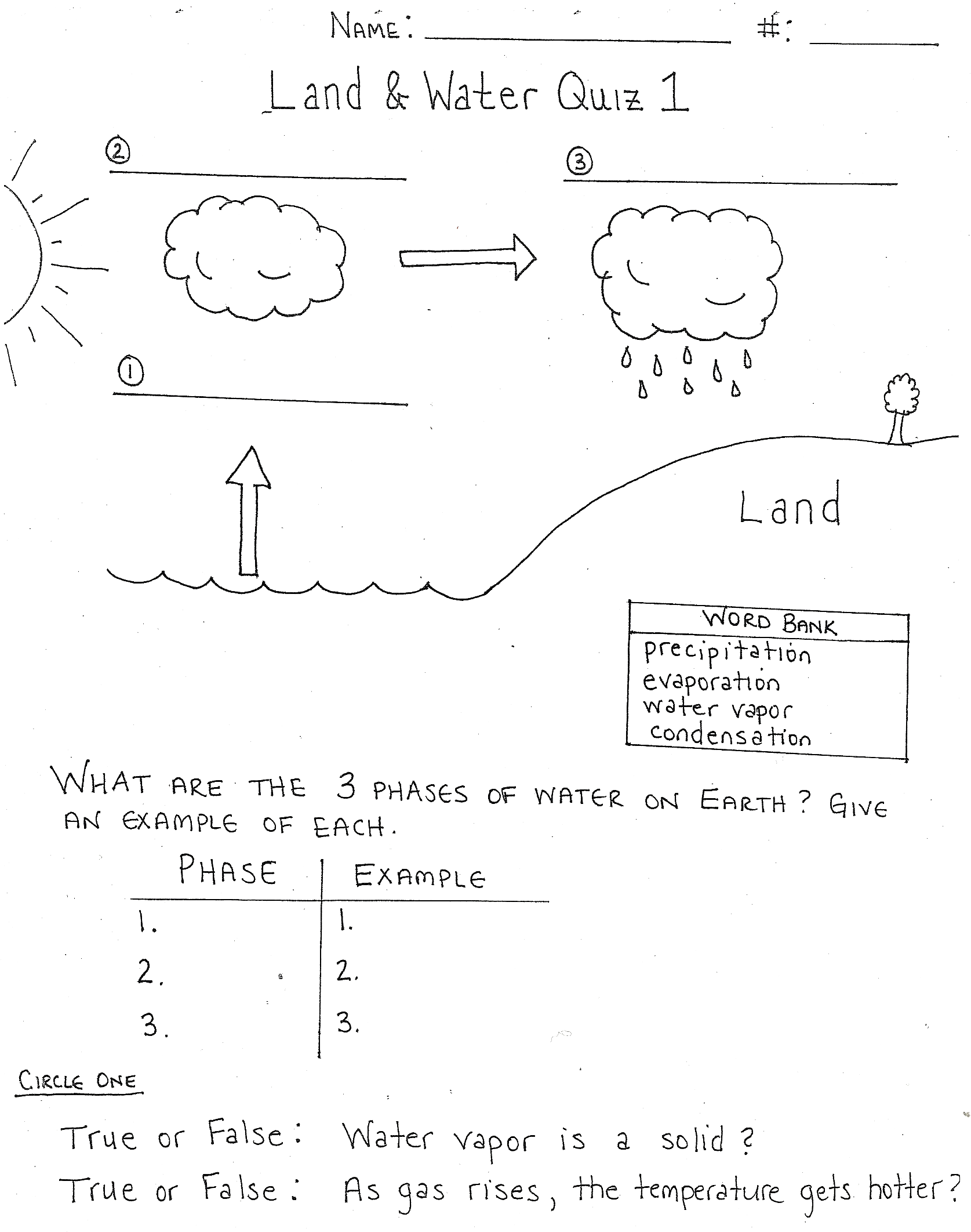 13 The Water Cycle Worksheet Answers Worksheeto