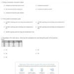 Business Cycle Worksheet Answer Key Excelguider