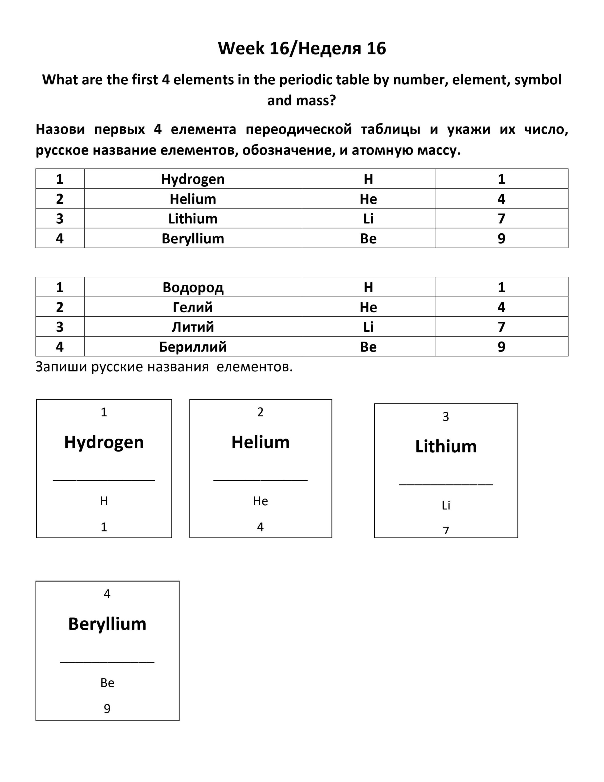 Classical Conversations Cycle 3 Science Week 16 