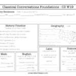 Homeschooling With A Classical Twist Cycle 3 Week 19 Review Sheets