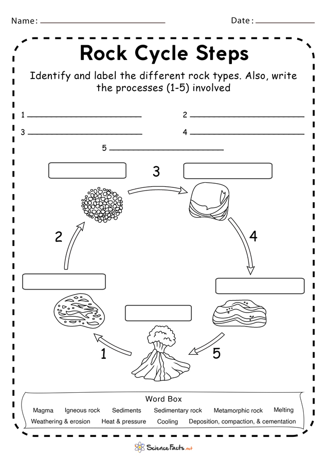 Rock Cycle Worksheets