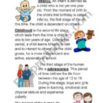 Stages In Life life Cycle Of Humans ESL Worksheet By Majess