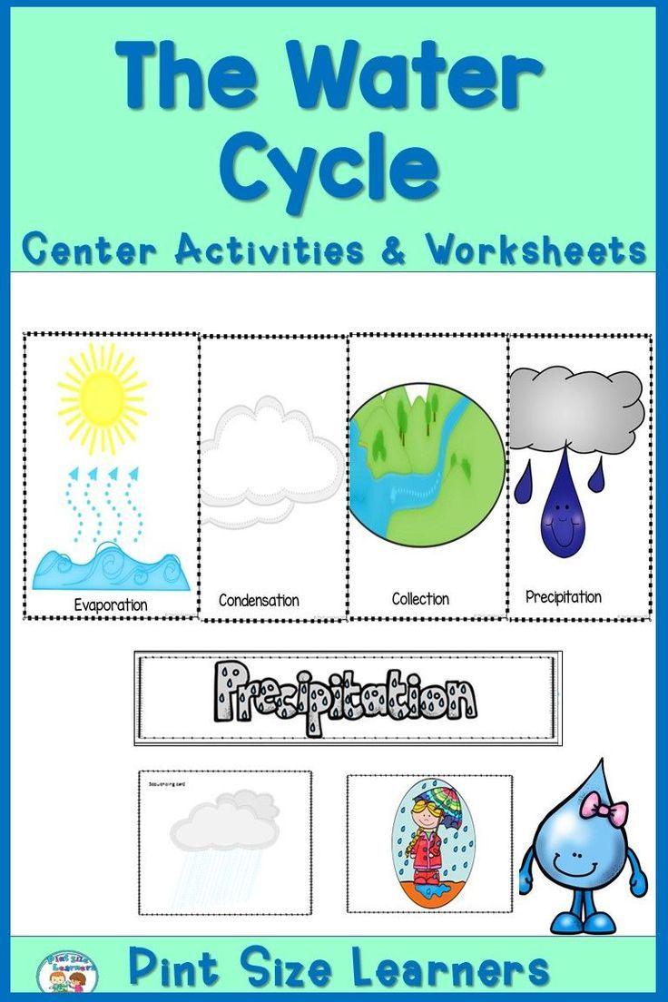 Water Cycle Activities Worksheets Water Cycle Vocabulary 1st 