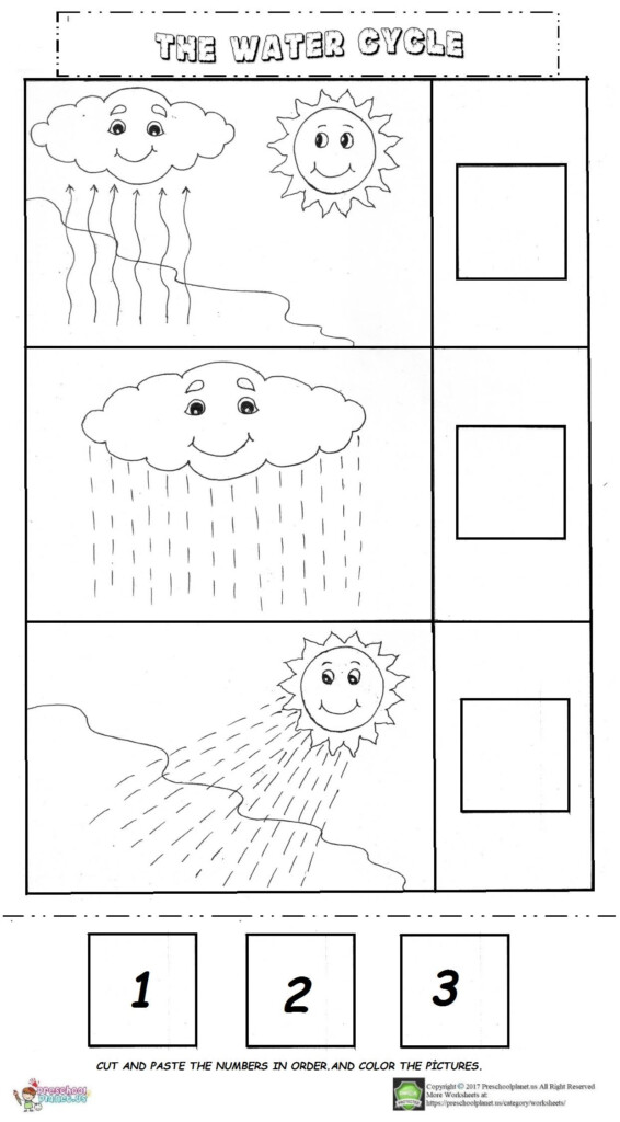 Water Cycle Worksheets For Kids Free Printable Unitary
